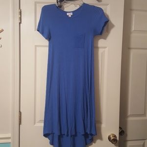 LuLaRoe ribbed blue Carly